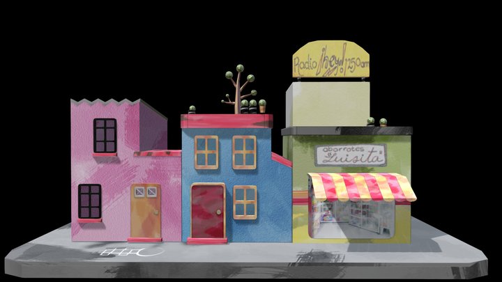 Street of "Paco el Chato" 3D Model