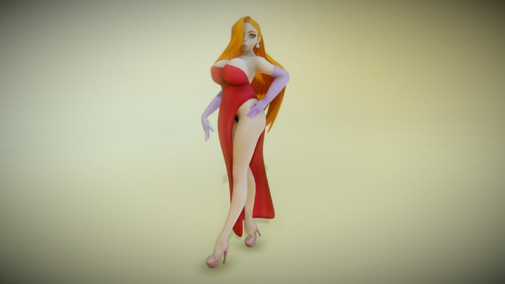 Jessica Rabbit 3D Model