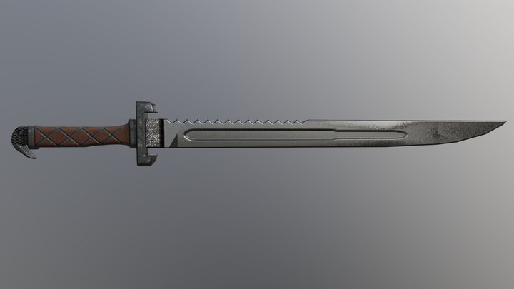Devil's Claw Combat Knife 3D Model