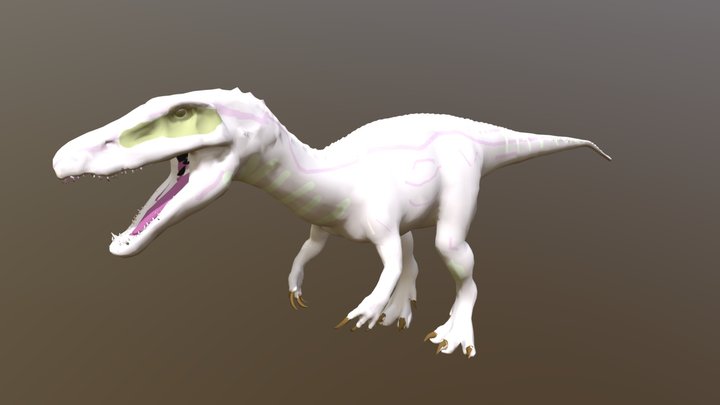 leucistic baryonyx [new] – Kostenloses 3D-Modell STL