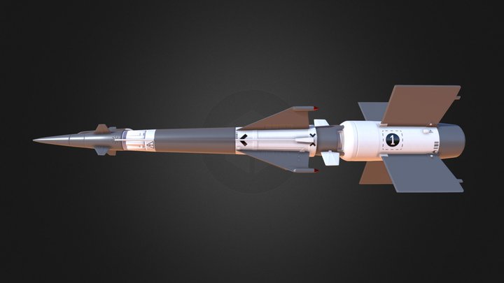 S-125 Missile 3D Model