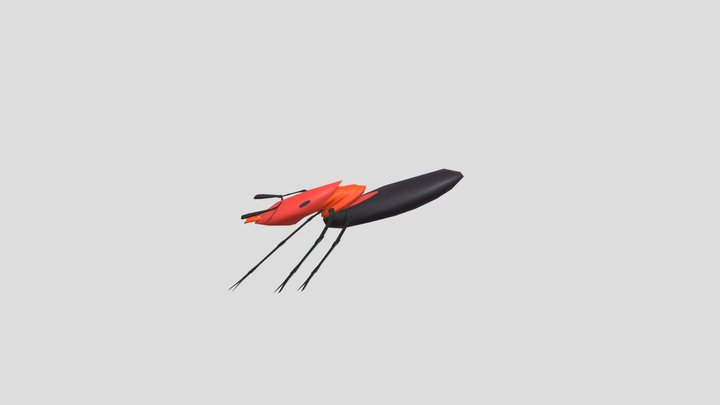 螞蟻 待機 3D Model