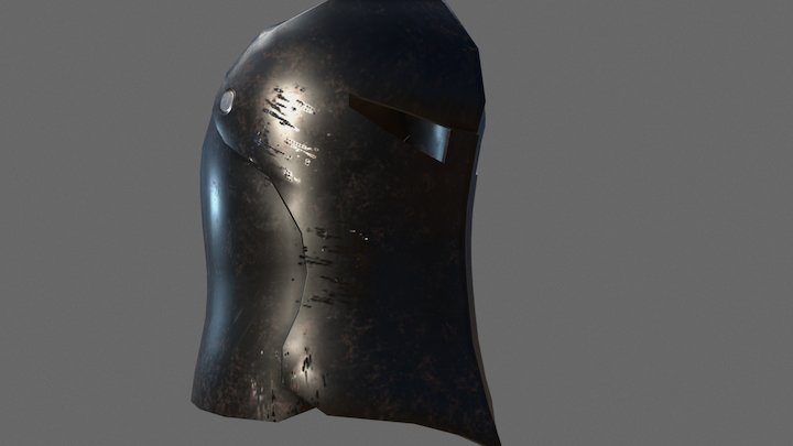 Medieval helmet 3D Model