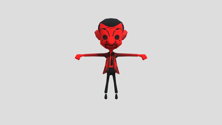Mr Bean creedy 3D Model