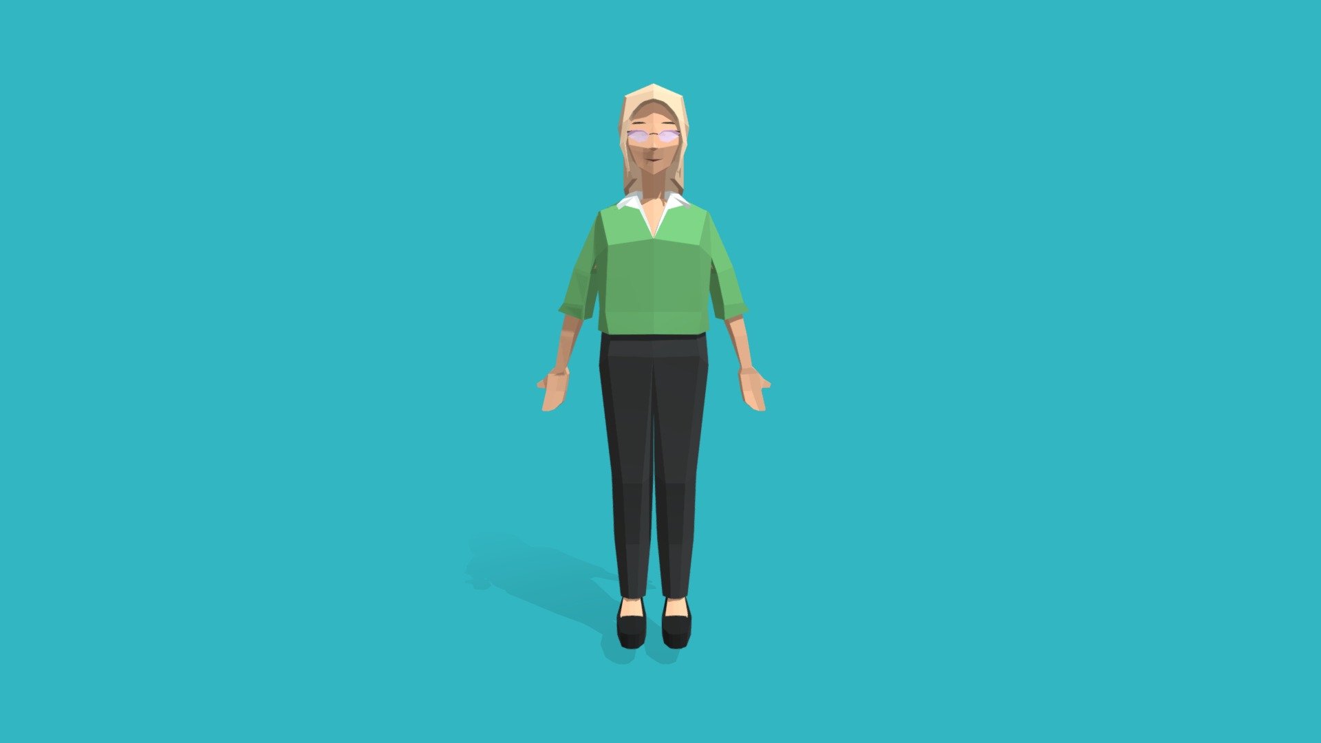 Female Character "Helena" [LowPoly]