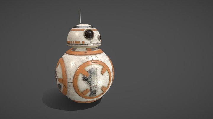 Escape From Jakku: BB8 3D Model
