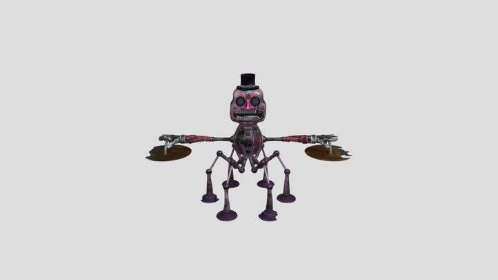 Little Music Man Security Breach 3D Model
