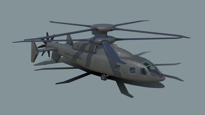 Sikorsky–Boeing SB-1 Defiant 3D Model