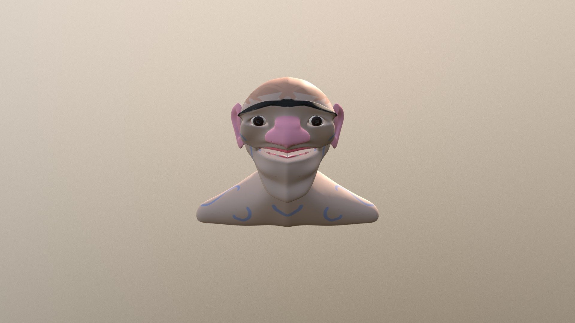 Old Man Head