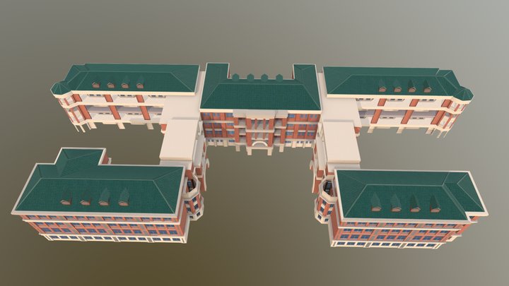 MiauHang_Experimental School 3D Model