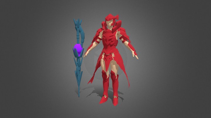 Shaltear Bloodfallen 3D Model