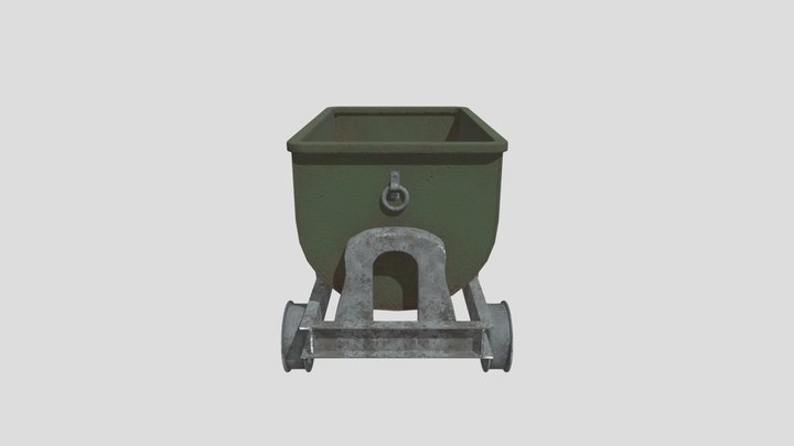 Chariot Minier 3D Model