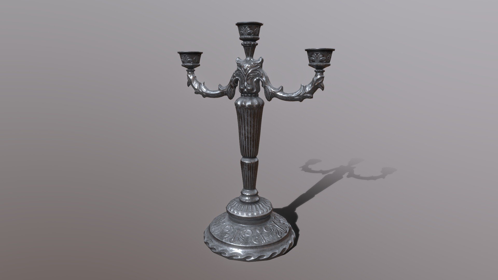 Candelabra 3D model by galeevangelista [f60a683] Sketchfab