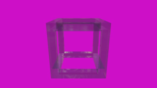 Purple Box Test 3D Model