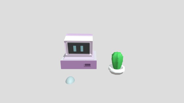 PC Game 3D Model