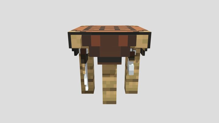 Alternative Crafting Table Model 3D Model