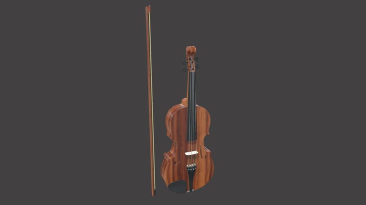 Violin Project 3D Model