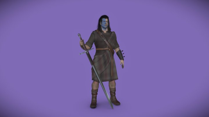 William WALLACE (FAN ART) 3D Model