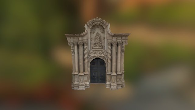 Puerta de Santa María Elche 3D Model