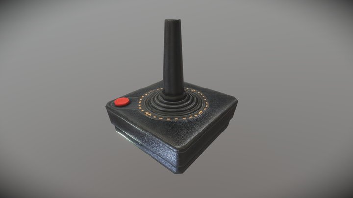 Old Joystick 3D Model
