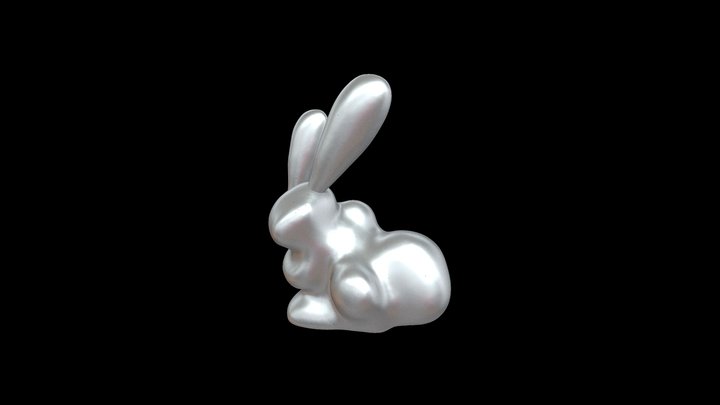 4 conejo anime 3D Model