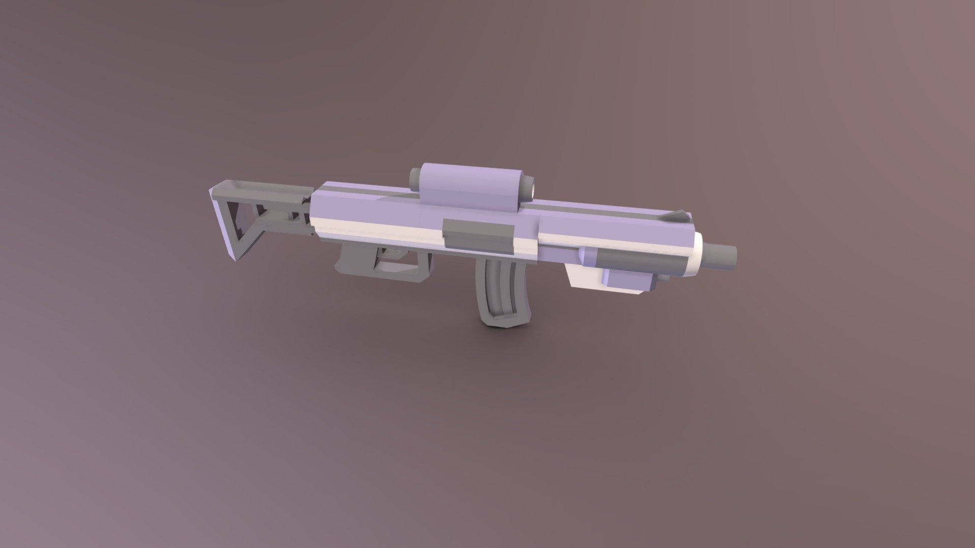 Low Poly Style M4A4 Gun - Download Free 3D model by BerBer0s [f60ea02 ...