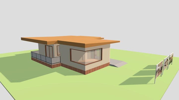 TamonwanKwandee_Tinyhouse 3D Model