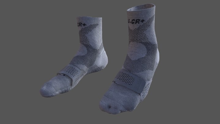 Shoes - Socks 3D Model