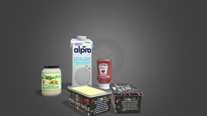 Vegan for fridge 3D Model