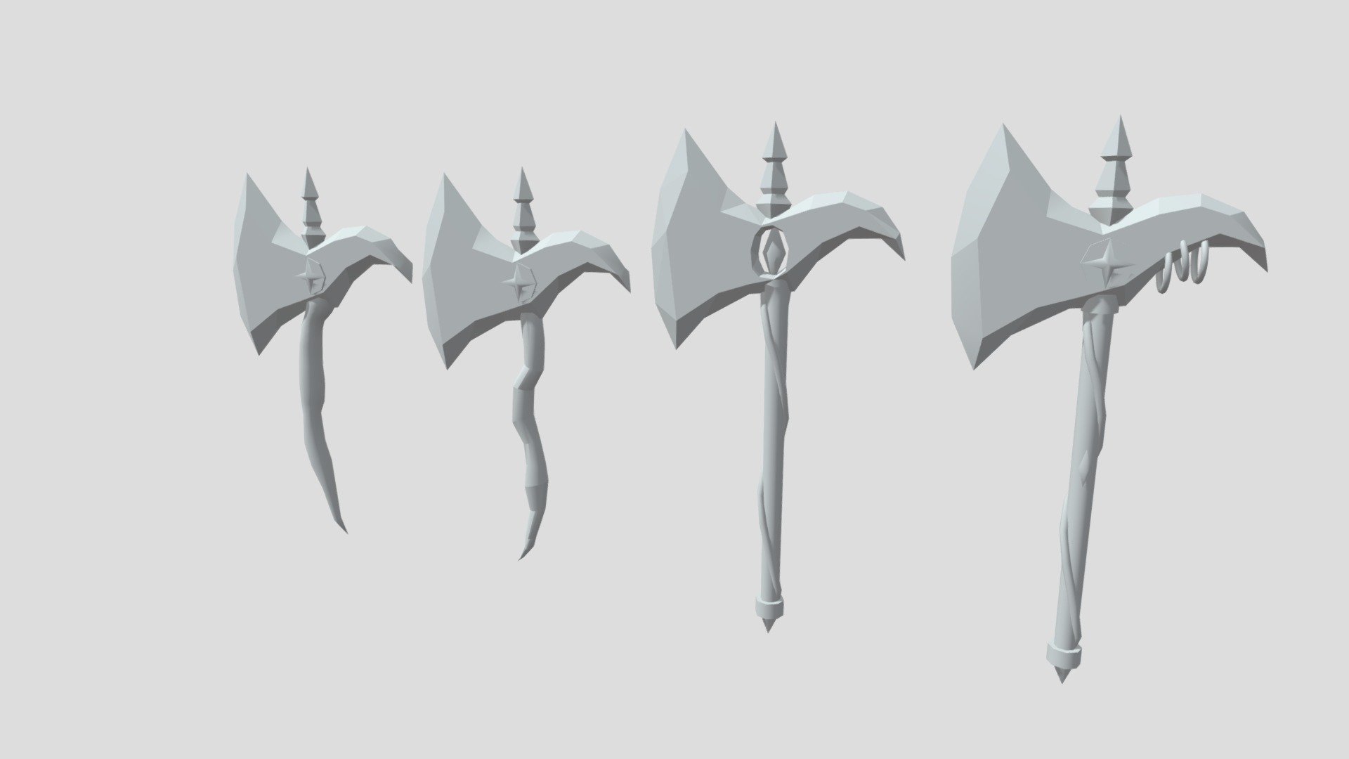 Weapons Design WOW Game Art - 3D model by Xiao_Mister [f612114] - Sketchfab