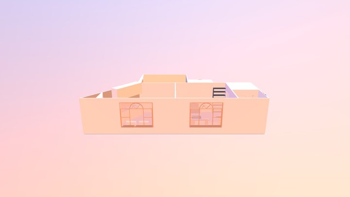 Sweet Home 3D student project 3D Model