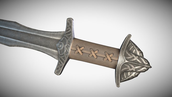 Skyrim Redesign - Steel Sword 3D Model