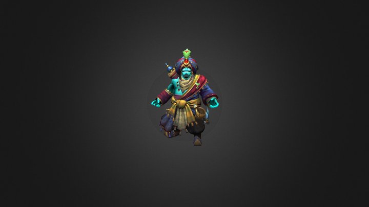 Сosmetics item set for Storm Spirit(Dota2) 3D Model