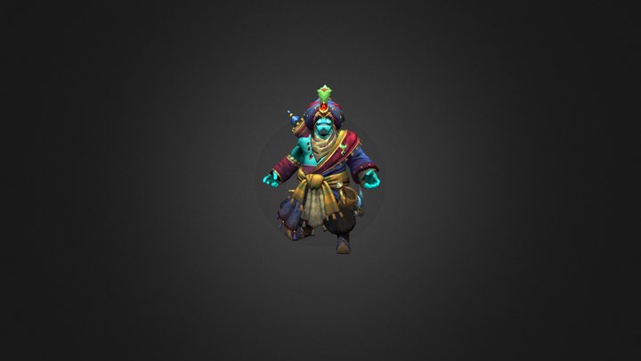 Сosmetics item set for Storm Spirit(Dota2) 3D Model