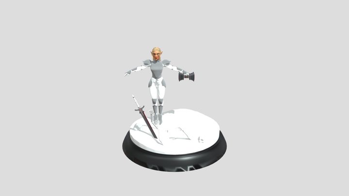 Diorama Texturizado Coderhouse 3D Model