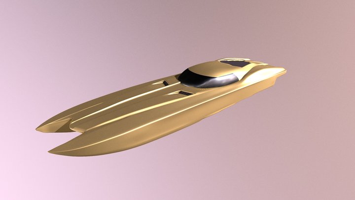 Sport Boat 3D Model