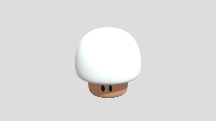 Hongo Mario Bross 3D Model