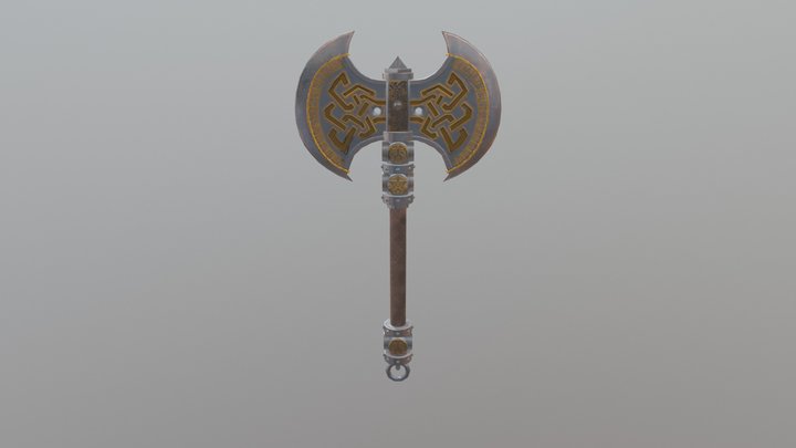 Dwarven Axe 3D Model