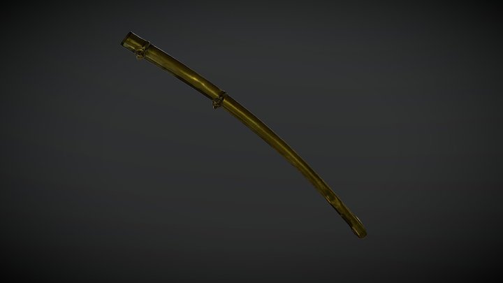 Pochwa szabli "konstytucyjnej" z lat 1791-1792 3D Model