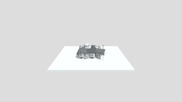 Baza Sci-Fi 3D Model