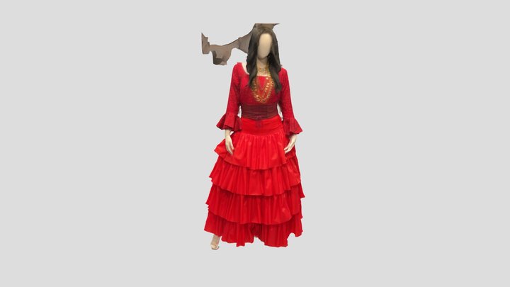 Vestuario1 Rojo 3D Model