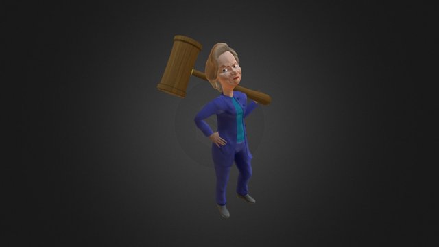 Hillary Clinton (Bash The Vote 2016) 3D Model
