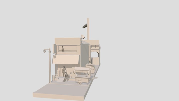 Tokyo - Update one blockout and house 3D Model