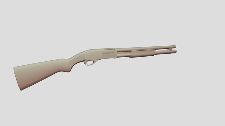 Remington 870 3D Model