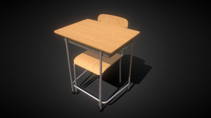 tableChair 3D Model