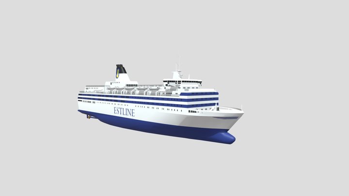 Estline M/S Estonia (1980) (1993) 3D Model