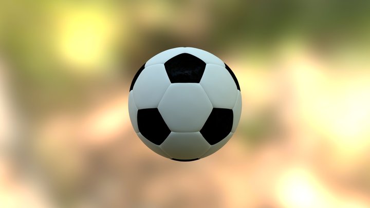 Soccer-Ball 3D Model