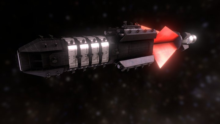 Heracles-class battleship 3D Model