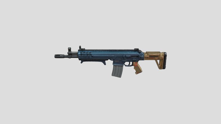 Rifle Display 3D Model