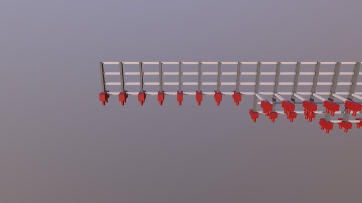 Proposta Muro de Arrimo 3D Model